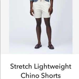 Stretch Lightweight Chino Shorts, 32, 7 inch inseam